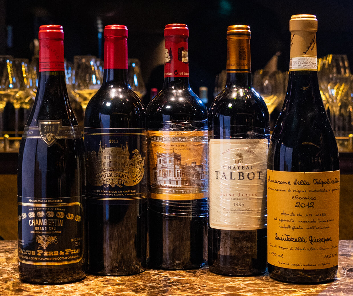 クラシックから自然派まで数多くご用意しています　ボトル 5,000円～