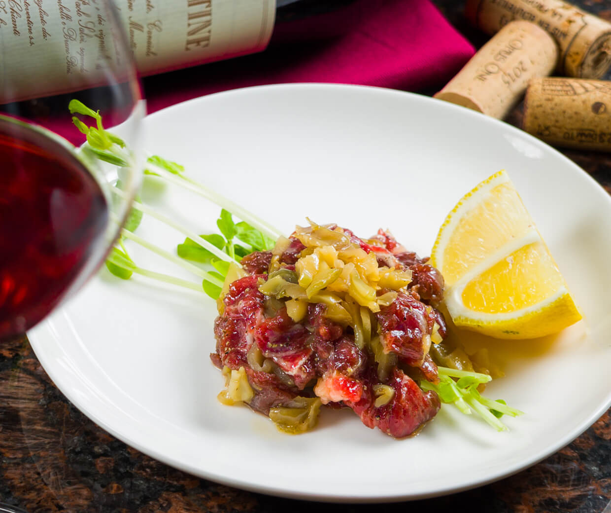 馬肉ユッケ　1,500円